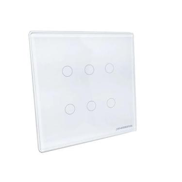 Imagem de Interruptor Nova Digital Branco 6 teclas Wifi e RF 4x4
