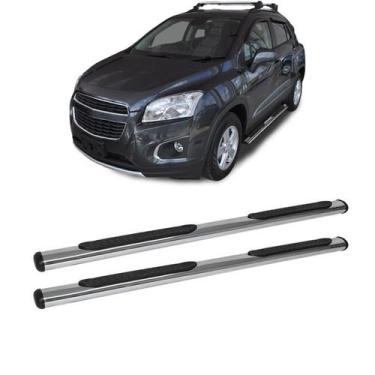 Imagem de Estribo Tracker 2014 2015 2016 2017 2018 Oblongo Cromado - CCF