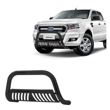 Imagem de Parachoque Quebra Mato Ranger 2013 2014 2015 2016 2017 Preto - Solar