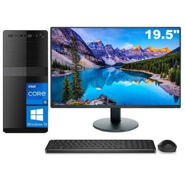 Imagem de Computador Completo Intel Core i5 8GB SSD 256GB Microsoft Windows 10 Monitor 19.5" 3green Computador Completo Intel Core i5 8GB SSD 240GB Microsoft W