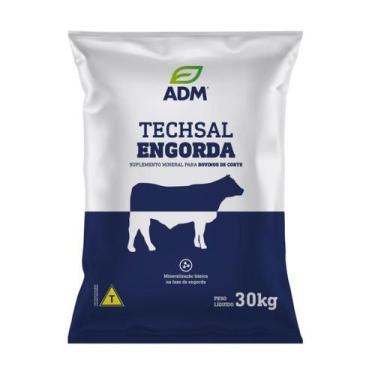 Imagem de 3Kg Sal Boi TechSal Mineral ADM 40 - Suplemento Mineral Para Boi de Co