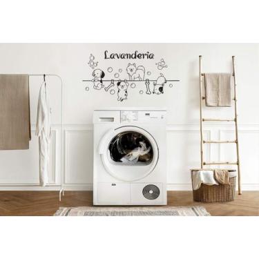 Imagem de Adesivo De Parede Lavanderia Mod23 - Lojinha Da Luc Adesivos