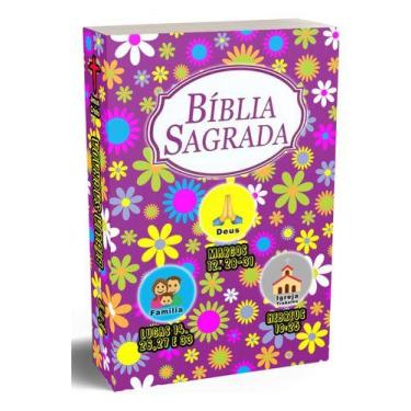 Imagem de Bíblia Para Crianças - Possui No Verso Da Bíblia Uma Mensagem Alertand