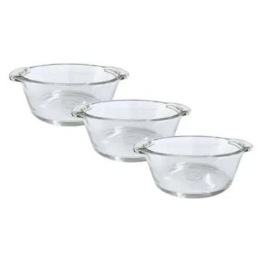 Imagem de Jogo de Petisqueiras Redondas 3 peças 1763 - Class Home