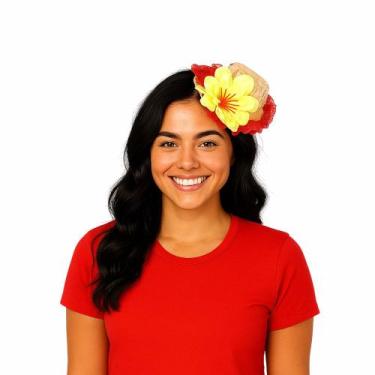 Imagem de Tiara Festa Junina Chapéu de Palha Pequeno Arco Acessorio Caipira Arqu