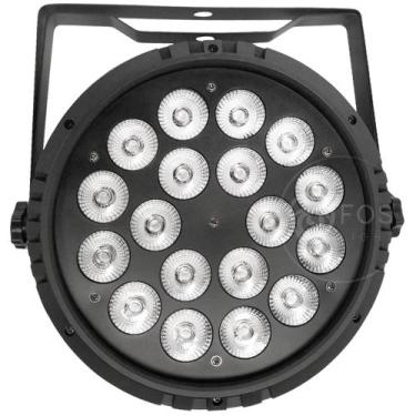 Imagem de Canhao Refletor Par 64 18 Leds Cree 12w Rgbw Dmx Quadriled - SOG