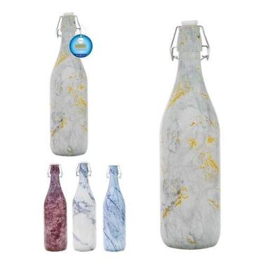 Imagem de Garrafa De Vidro De 1 Litro Com Fechamento Luxo - WCAN