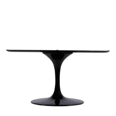 Imagem de Base de Mesa de Jantar Saarinen Oval Para Tampo de 137x90 Cm Preta - M