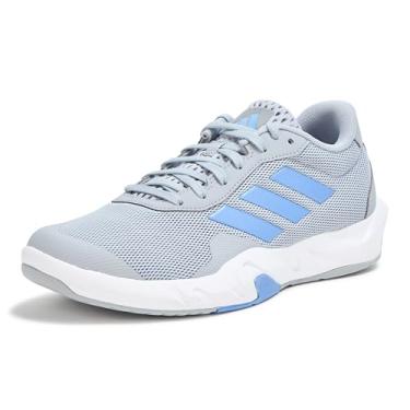 Imagem de adidas Tênis de treinamento feminino Amplimove, Halo Silver/Blue Fusion/Branco, 35