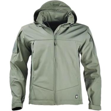 Imagem de Jaqueta Masculina Outono Inverno Fleece Tático Terno Jaqueta De Tempestade Jaqueta Tática Soft Shell À Prova De Vento E À Prova D'água, cp, XL