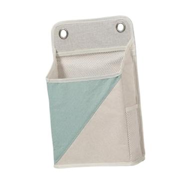Imagem de Ｂｅｓｇａ Saco de armazenamento para pendurar na parede, cesto suspenso, resistente e versátil, organizador de dormitório para armário, apartamento e quarto, Verde