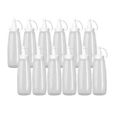 Imagem de Kit 12 Bisnaga Ketchup Mostarda Molhos Maionese Grande - Panamby, Bran