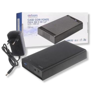 Imagem de Gaveta de hd 3,5 sata usb 3.0 exbom cghd-g35 c/ fonte