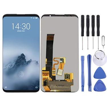 Imagem de YUNCHAO Acessórios telefônicos Tela LCD original para Meizu 16/16 / M882H / M882Q com montagem completa do digitalizador Substituição do telefone celular