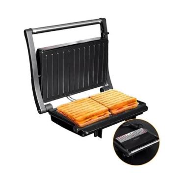 Imagem de Grill e Sanduicheira 2 em 1 Elétrica 24V 250W Antiaderente Climatizar
