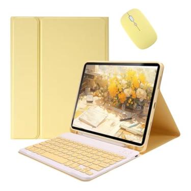 Imagem de Capa Para Tablet iPad Pro 11 Com Teclado Bluetooth e Mouse Bluetooth