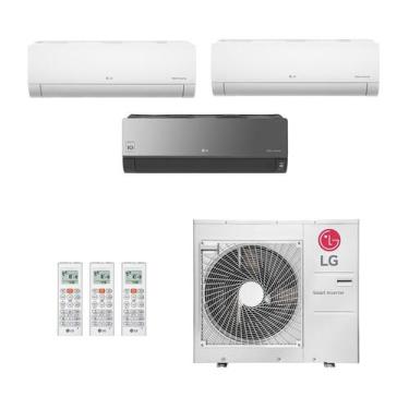 Imagem de Ar-Condicionado Multi Split Inverter LG 30.000 (2x Evap HW 12.000 + 1x