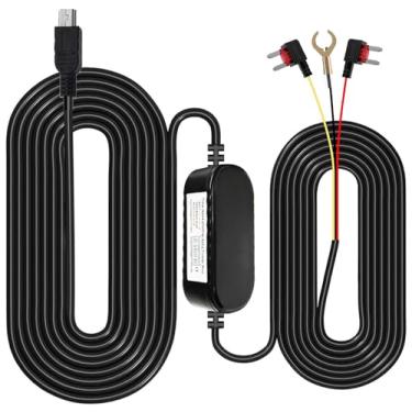Imagem de Gebildet Kit Com Fio Para Câmera De Painel Com Mini Porta Usb, Converte 12V-24V Para 5V/2,5A, Carregador Para Câmera De Painel De Carro, Proteção Contra Baixa Voltagem, Kit De Cabo De 320 Cm