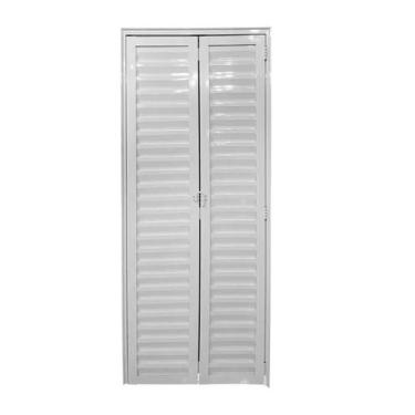 Imagem de Porta Camarão Palheta Alumínio Branco L.25 Super oferta - Jr esquadria
