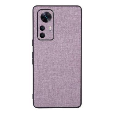 Imagem de Capas Compatível com Xiaomi Redmi K50 Ultra,Design de padrão de tela,Pproteção completa de 360°,Pplástico macio,Proteção contra queda-Purple