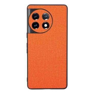 Imagem de Capas Compatível com Oneplus ACE 2,Design de padrão de tela,Pproteção completa de 360°,Pplástico macio,Proteção contra queda-Orange