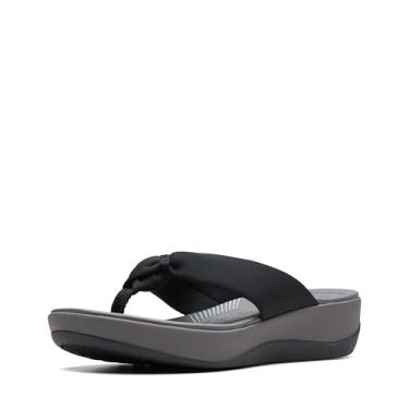 Imagem de Clarks Chinelo feminino Arla Glison, Tecido preto, 9