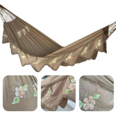 Imagem de Rede De Dormir Descanso Gigante Grande Sol A Sol 4,20m x 1,60m Casal C