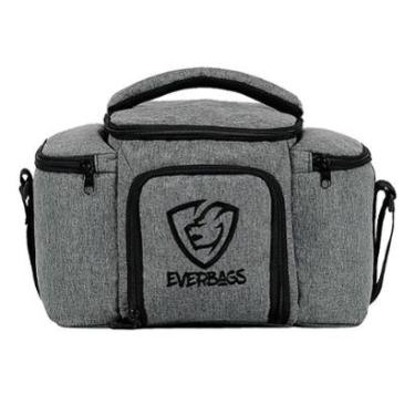 Imagem de Bolsa Térmica Fitness Frasqueira Portátil Lancheira Viagem Marmita Garrafa Academia Alça De Mão-Unissex