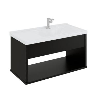 Imagem de Gabinete Armário de Banheiro Encanto com Cuba Preto