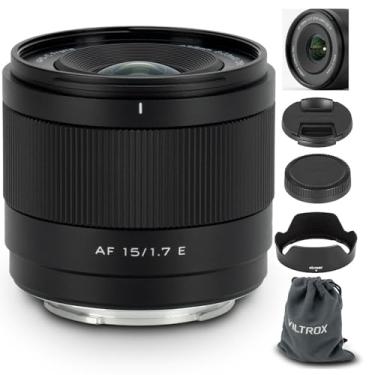 Imagem de VILTROX 15mm F1.7 E-Mount para Sony, Lente Ultra Grande Angular APS-C com Foco Automático para Sony E-Mount Câmeras FX30 ZV-E10 ZV-E10II A6700 A6600 A6500 A6400 A6300 A6100