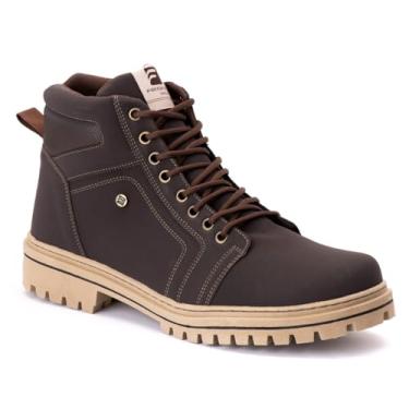 Imagem de Coturno Masculino Solado Tratorado Cadarço e Conforto Esportivo Adventure (Marrom, BR, Adulto, Numérico, 37)