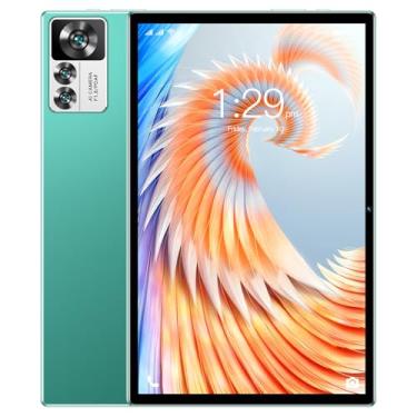 Imagem de Tablet de 10.1 polegadas, Android 13 Tablet, 6GB RAM + 128GB ROM, Processador de 8 núcleo，WiFi, Bluetooth (Verde)