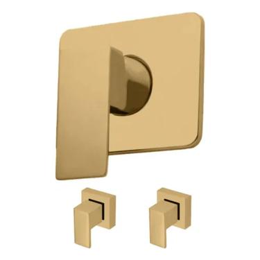 Imagem de 1 Monocomando Chuveiro Deca Lux Matte Valencia Dourado Fosco