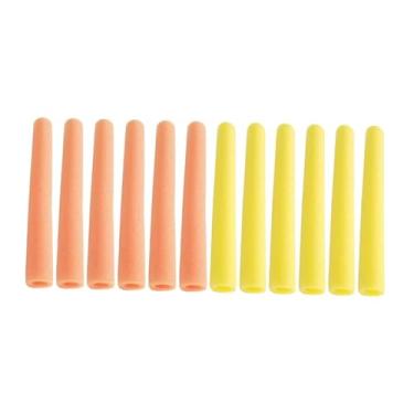 Imagem de Zxpjkyu 12 Mangas de Espuma para Postes de Trampolim, 15,75 Polegadas, Acolchoamento de Espuma Anticolisão para Tubos, 6 Laranja 6 Amarelo