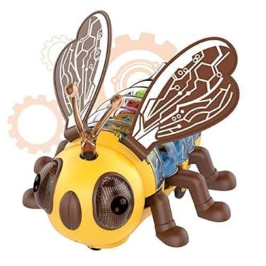 Imagem de ABELHA FELIZ INFANTIL HAPPY BEE COM LUZ E SOM | BRINQUEDO EDUCATIVO COM ENGRENAGEM TRANSPARENTE E MOVIMENTO
