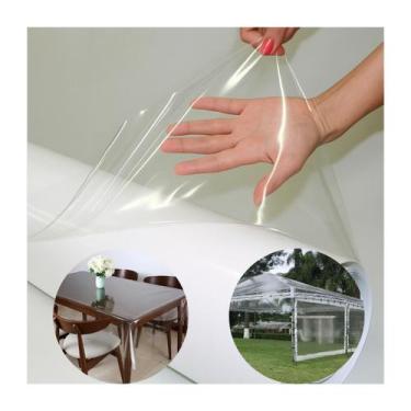 Imagem de Plástico Impermeável 1,40x10 Metros Transparente 0,40mm Cristal - Shop