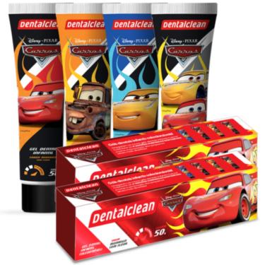 Imagem de GEL DENTAL INFANTIL CARROS - MORANGO - 50G - DENTALCLEAN