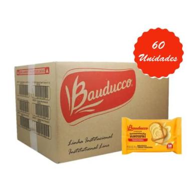 Imagem de Torrada Tradicional Salgada Bauducco Kit Com 60 Sachês 15g