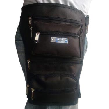 Imagem de Kit C/ 10 Pochetes Cartucheira De Perna Motoboy Camping Pescaria Rave 