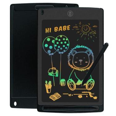 Imagem de Lousa Mágica Colorida 10 Polegada Preta Tablet Para Desenhar - Exbom, 