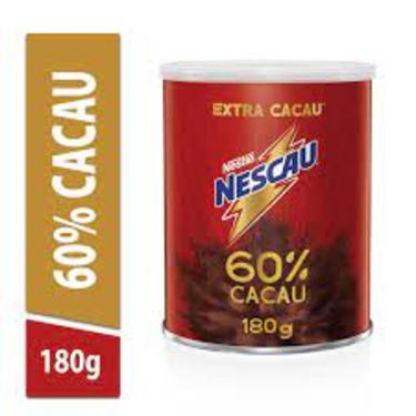 Imagem de Nescau Extra Cacau 60% Lata de 180g. Uma dose extra de sabor! Experime