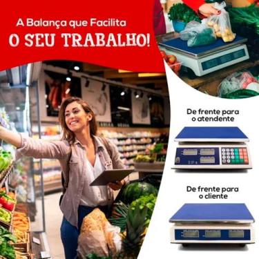 Imagem de Balança Digital 40Kg Alta Precisão Para Mercadinho - Relet