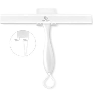 Imagem de Rodo de banho ROLIZOE 28 cm de silicone antiferrugem com aço inoxidáve