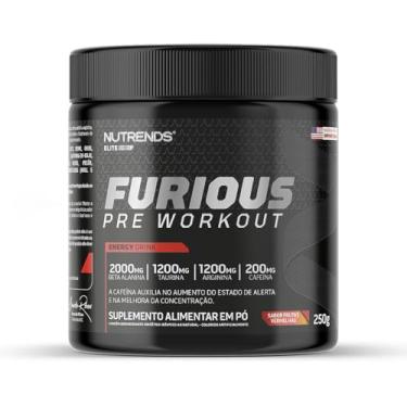 Imagem de Furious Pre Workout 250g – Pré-Treino de Alta Performance, 2000mg Beta-Alanina, 1200mg Taurina, 1200mg Arginina, 200mg Cafeína, Sabor Frutas Vermelhas