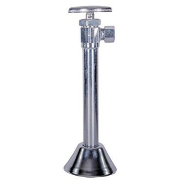 Imagem de Midline Valve Válvula de parada angular de suprimento de água 73212QS-OM com flange e extensão de 12,7 cm; sem chumbo; para vaso sanitário, pia, máquina de lavar louça e aquecedor; SWT de 1,27 cm x