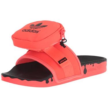 Imagem de adidas Originals Chinelo Adilette Feminino, Vermelho Solar/Vermelho Solar/Preto Núcleo, 6