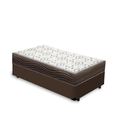 Imagem de Cama Box + Colchão Solteiro ISO 150 D45  - Ortobom - 88x188x53cm - Preto 