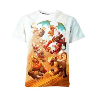 Imagem de Camiseta 3D De Pokémon Para Homens E Mulheres, Fantasia De Verão, Esti