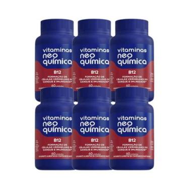 Imagem de Kit 6x Vitamina B12 60 cpr mastigáveis - NEO QUIMICA