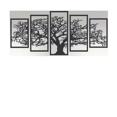 Imagem de Quadros Decorativos Árvore Da Vida Mosaico Decoração,60X25cm(45X92,5)